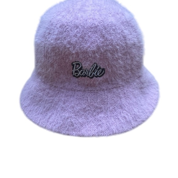 BARBIE. Fuzzy Pink Bucket Hat - Picture 1 of 7